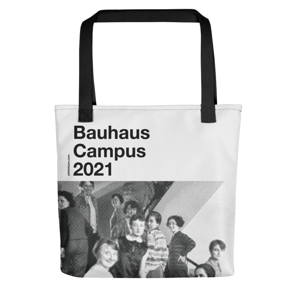 Vintage Art Child Shoulder Shopper Bag Bauhaus Exhibition Unique
